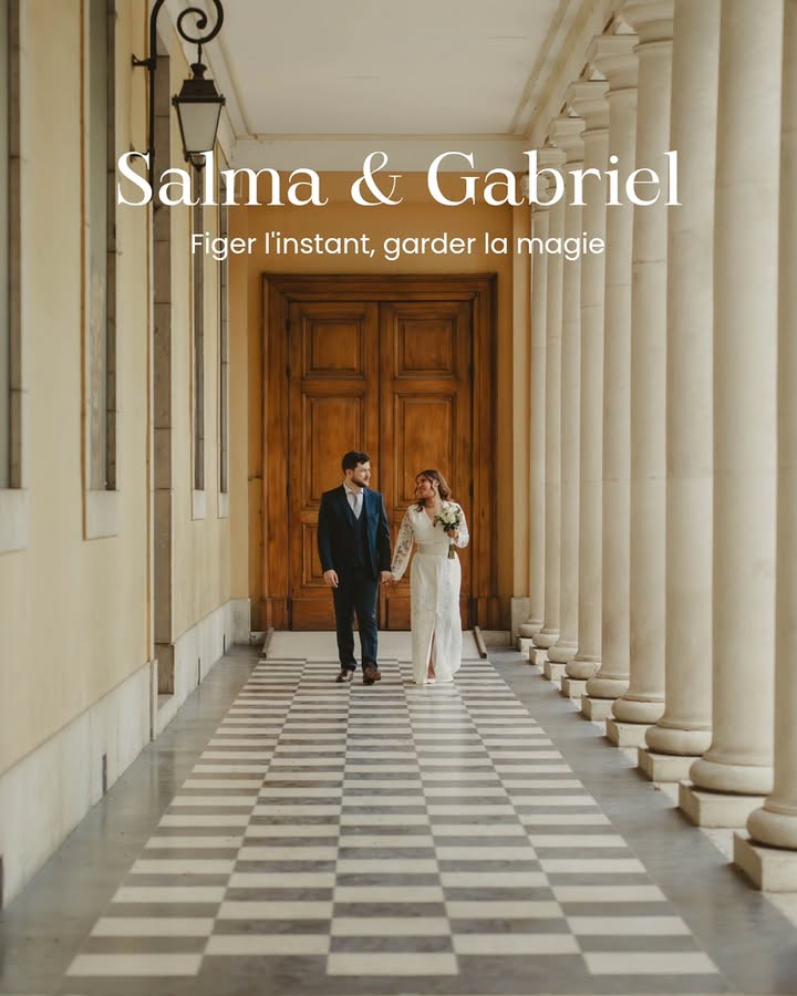 Un décor majestueux pour un couple magnifique. J'adore jouer avec les lignes et la lumière pour créer des images uniques
