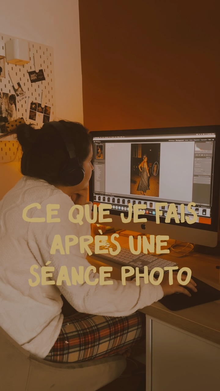Bon voilà, je vais tout vous dire sur ce que je fais après vos séances photo. 👀
Parce que oui, j’imagine que vous vous