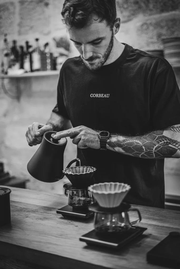 Sébastien PRENZA — Corbeau Coffee Roaster — du geste à la tasse