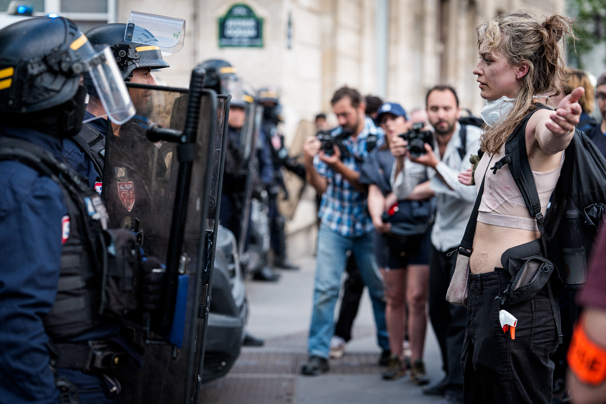 Ludovic de COCKBORNE — Manifestation 1 mai